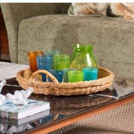 Bandeja Redonda G Leblon Junco 