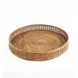 Bandeja Redonda Tanah Rattan 48,5cm