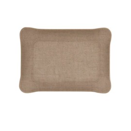 Bandeja Platex Linho Natural 19x13cm Acrílico