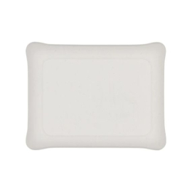 Bandeja Platex Linho Branco 24x18cm Acrílico