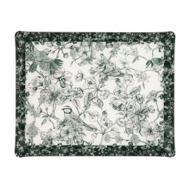 Bandeja Platex Arabela Verde 46x36cm Acrílico