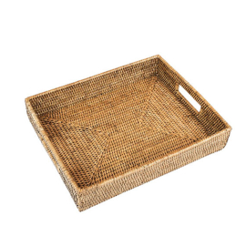 Bandeja Retangular Sunset Rattan Paya 51cm x 31cm