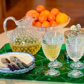 Bandeja Spisani Loto Verde M Acrílico