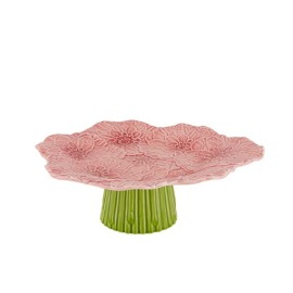 Boleira Dália Rosa Maria Flor Bordallo Pinheiro