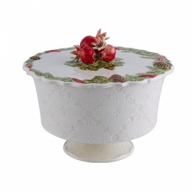 Bomboniere Coroa de Natal Bordallo Pinheiro