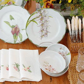 Bowl Cereal Orquídeas Matisse Casa