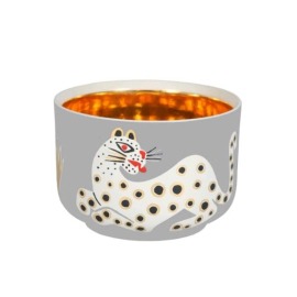 Bowl Decorativo Leopard Cinza Waylande Gregory