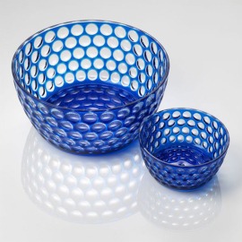Bowl Lente Azul Acrílico Mario Luca Giusti 