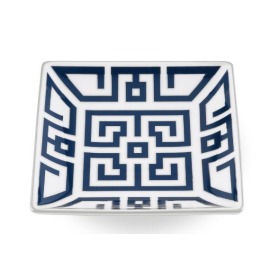 Bowl Quadrado Italiano Labirinto Azul Richard Ginori