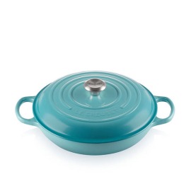 Caçarola Buffet Signature Azul Caribe n°26 Le Creuset