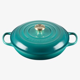 Caçarola Buffet Signature Bleu Riviera n°30 Le Creuset