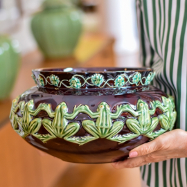 Cachepot Frogs Bordallo Pinheiro