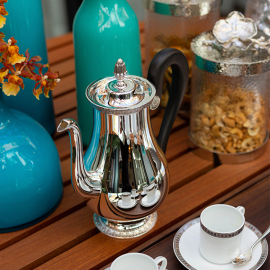 Cafeteira Malmaison Prata Christofle