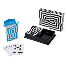 Caixa de Baralho Op Art Jonathan Adler