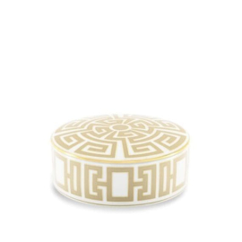 Caixa Redonda Italiana Labirinto Areia Richard Ginori