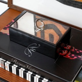 Caixa Retangular Vertigo Prata Christofle