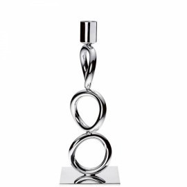 Castiçal 3 Anéis Vertigo Prata Christofle