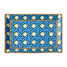 Centrinho Retangular Basketweave Jonathan Adler