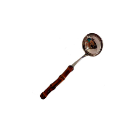 Concha Para Molho Bambu Natural Escuro