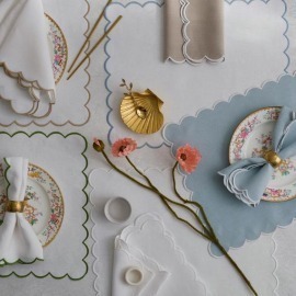 Conjunto 4 Guardanapos Dakota Linho Matouk