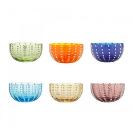 Conjunto Bowls Perle Coloridos Zafferano 6 Peças