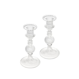 Conjunto Castiçais Tourbillon P Christofle 2 Peças