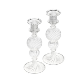 Conjunto Castiçais Tourbillon G Christofle 2 Peças