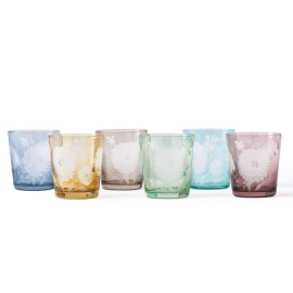 Conjunto Copos Peônia 6 peças