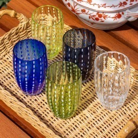 Copo Perle Azul Zafferano 