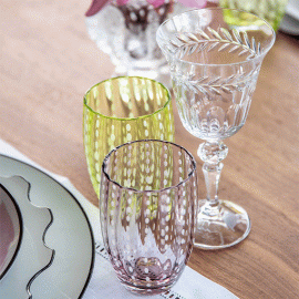 Copo Perle Ametista Zafferano 