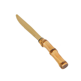 Faca de Sobremesa Bambu Natural Gold