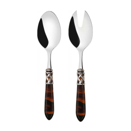 Conjunto Garfo e Colher para Salada Aladdin Bugatti Tartaruga