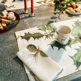 Conjunto 4 Guardanapos Natal