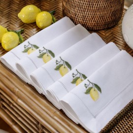 Conjunto 2 Guardanapos Limão Siciliano 