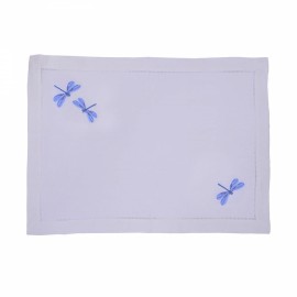 Conjunto Jogo Americano Libélula 2 peças Azul