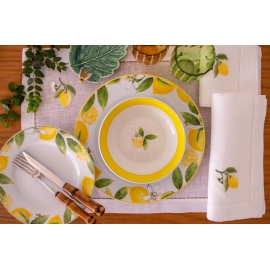 Conjunto Jogo Americano Limão Siciliano 2 peças