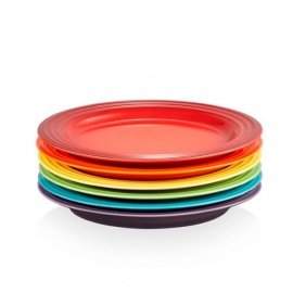Conjunto 6 Pratos Sobremesa 22cm Gift Collection Le Creuset