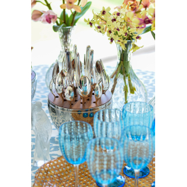 Conjunto Taças Perle Turquesa Zafferano 6 Peças