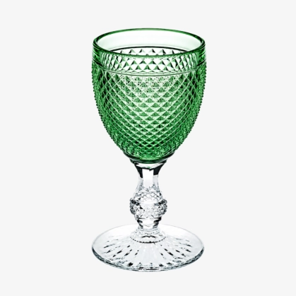 Produto Conjunto Taças Bico de Jaca Vista Alegre Verde Menta e Transparente 2 peças