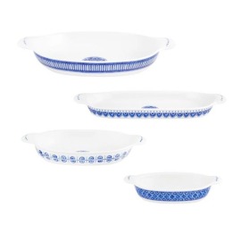 Conjunto Travessas Refratárias Azure Vista Alegre 4 Peças