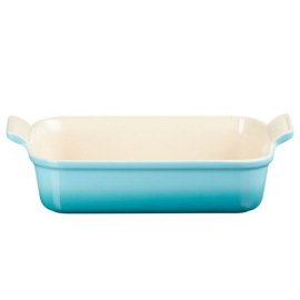 Conjunto Travessas Retangulares Heritage Azul Caribe Le Creuset 3 peças