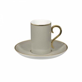 Xícara Café Rocco Vista Alegre Cinza