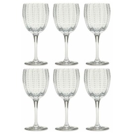 Conjunto Taças Perle Transparente Zafferano 6 Peças