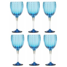Conjunto Taças Perle Turquesa Zafferano 6 Peças