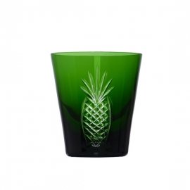 Copo Ananás Verde Cristal Mozart
