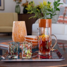 Copo Banderoles Branco/Verde