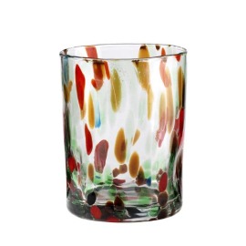 Copo Banderoles Verde/Laranja