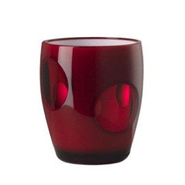 Copo Fisheye Vermelho Acrílico Mario Luca Giusti