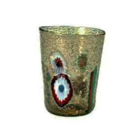 Copo Goti Di Murano Cinza Zafferano