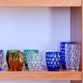 Copo Lente Verde  Acrílico Mario Luca Giusti 